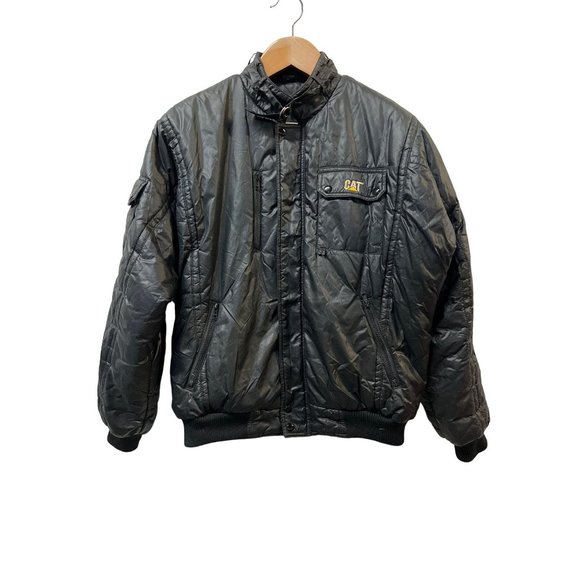 CAT Licensed Merchandise Caterpillar Turning Point Vintage Nylon Puffer Jacket - Picture 1 of 15